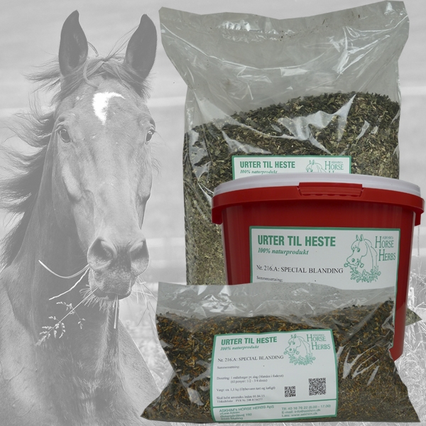 Din egen specielle blanding af urter til din hest